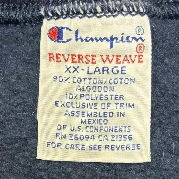 Champion Vintage Reverse Weave ISU IOWA STATE UNIVERSITY Dad Sweatshirt Size XXL - Picture 6 of 7